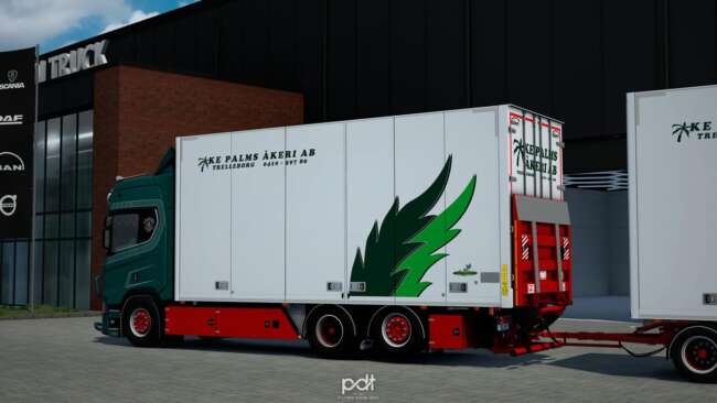 Scania R520 KE Palms Akeri AB + Trailer v14 1.60