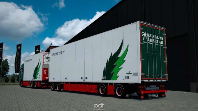 Scania R520 KE Palms Akeri AB + Trailer v14 1.60