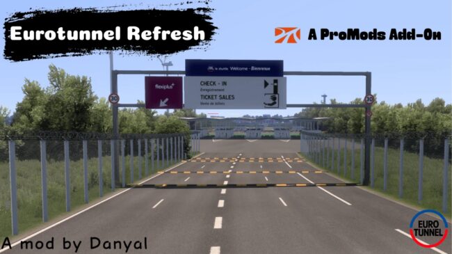 Eurotunnel Refresh- A Promods Addon v1.0 1.60