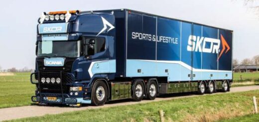 Scania R560 + Trailer "SKOR" v2 1.60
