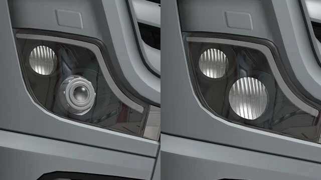 Mercedes Actros 2014 Tuning Headlights v1.60