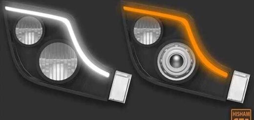 Mercedes Actros 2014 Tuning Headlights v1.60