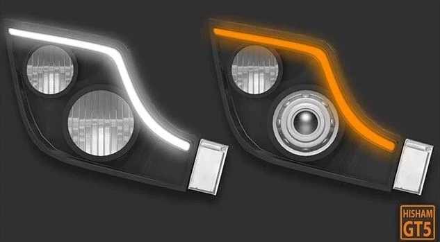 Mercedes Actros 2014 Tuning Headlights v1.60