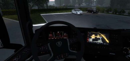Red Dashboard For Scania 2025