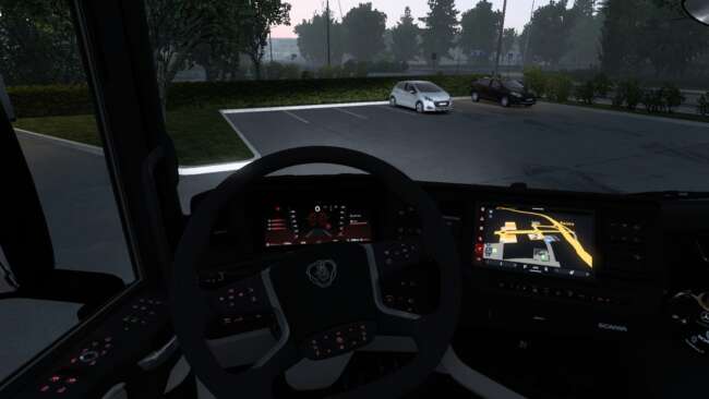 Red Dashboard For Scania 2025