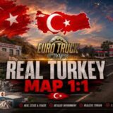 Real Turkey Map 1:1 ETS2 1.60
